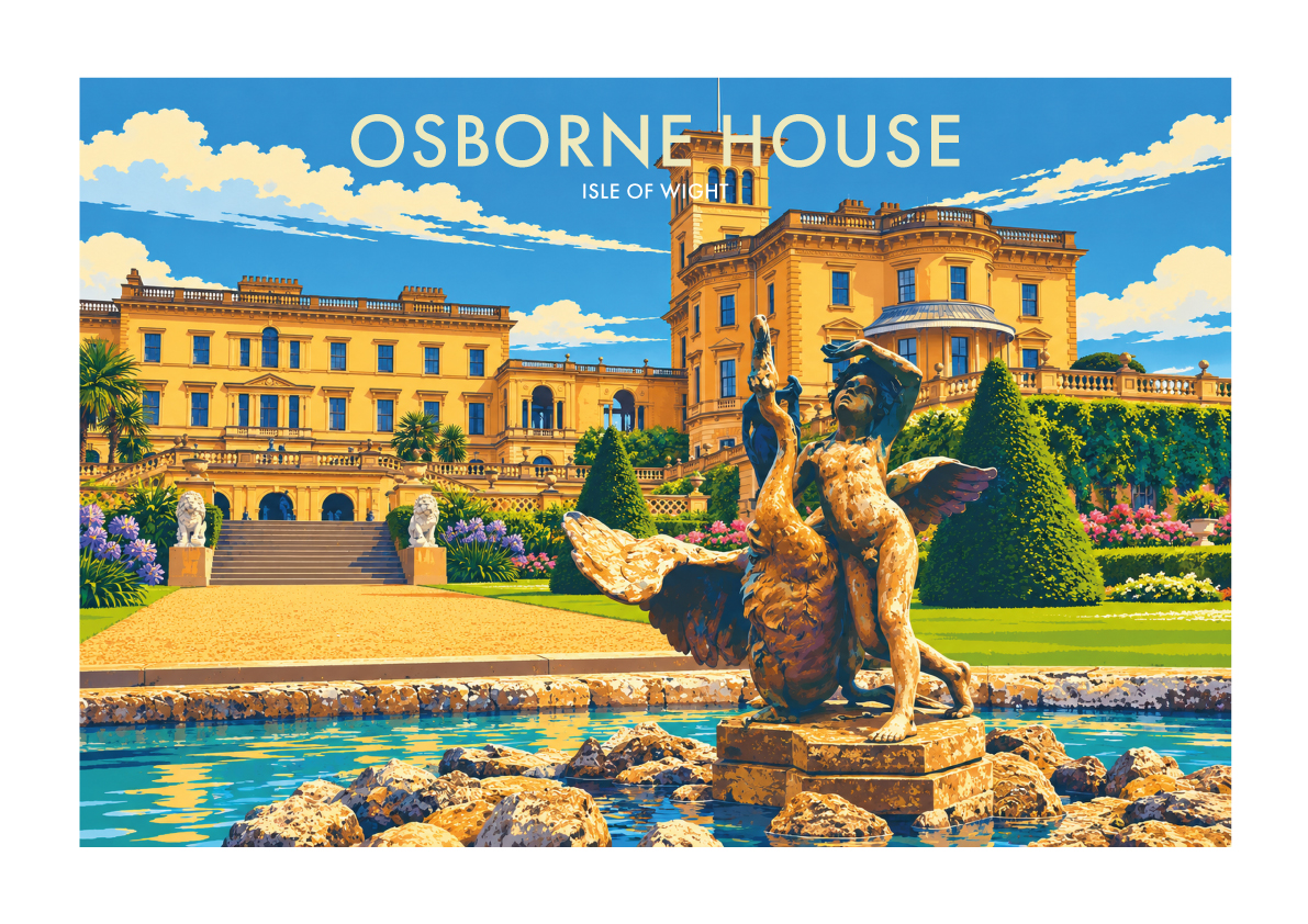 osborne house isle of wight art print